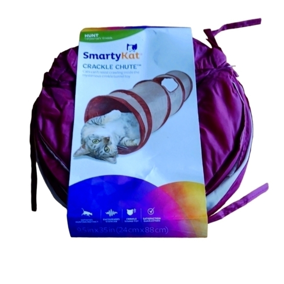 SMARTYKAT Crackle Chute Toy - Picture 1 of 3